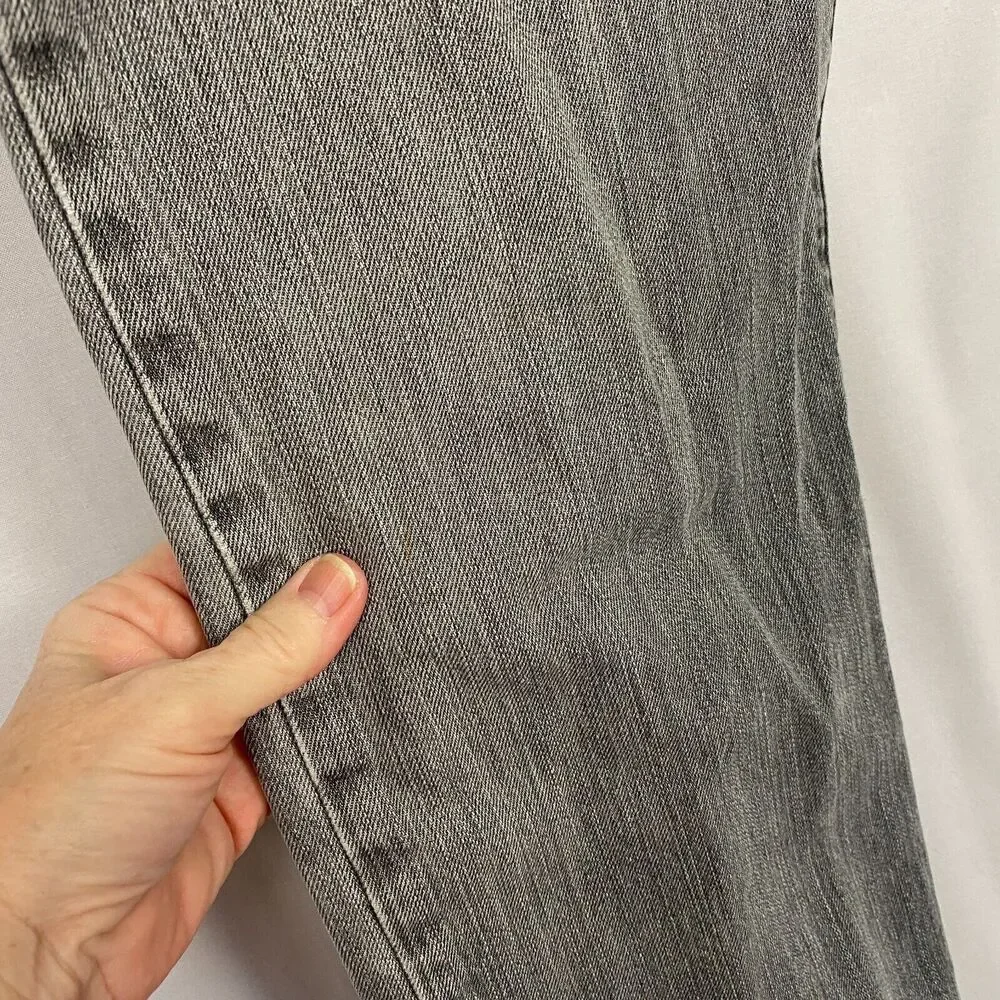 Levis 501 Jeans Mens 36x32 Gray Button‎ Fly 100% Cotton